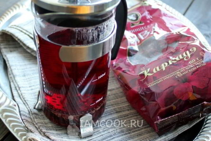 Рецепт чай с каркаде и лавандой