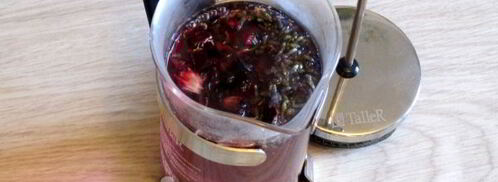 чай с каркаде и лавандой. Шаг 6