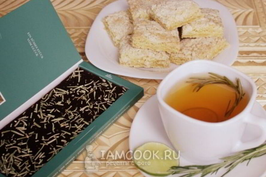 Рецепт чай с лимоном, имбирем и розмарином