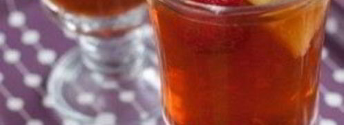 имбирный чай с клубникой. Шаг 6