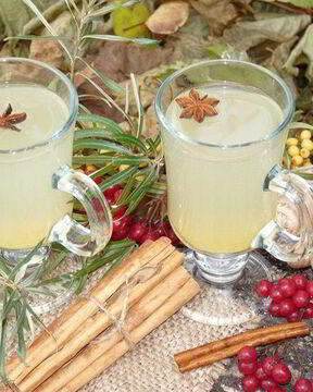 Имбирный чай с облепихой