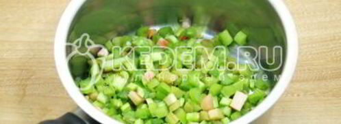 холодный чай с ревенем. Шаг 4