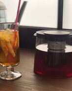 Холодный мятный чай с лаймом