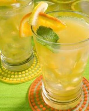 Летний мятно-апельсиновый чай