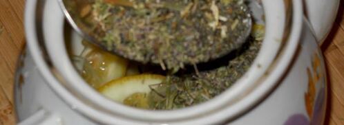 лимонно-мятный чай живая вода. Шаг 4