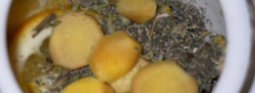 лимонно-мятный чай живая вода. Шаг 5