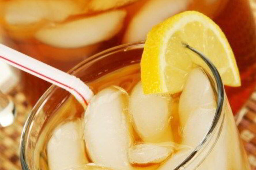 Рецепт лимонно-мятный ледяной чай