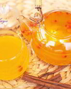 Праздничный чай из облепихи с апельсином