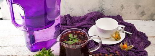 витаминный чай с черной смородиной и шиповником. Шаг 6