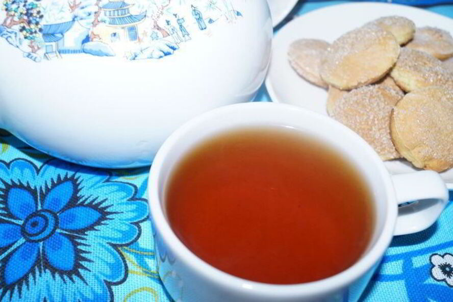 Рецепт витаминный чай с клюквой и шиповником