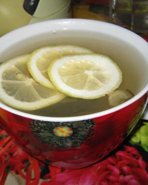 Зеленый чай с медом