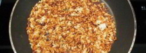 зеленый чай с жареным рисом. Шаг 3