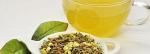 зеленый чай с жареным рисом. Шаг 6