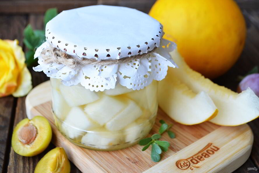 Рецепт дыня в сиропе без стерилизации