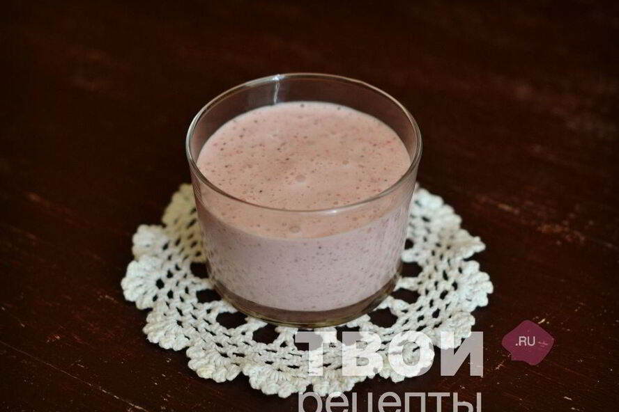 Рецепт клубничный коктейль