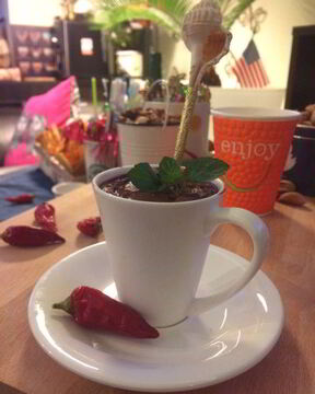 Ленивый шоколадный шот-эспрессо с чили