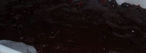 кофейно-клюквенный брауни с калиновым сиропом. Шаг 3