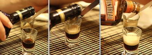 коктейль б-52. Шаг 2