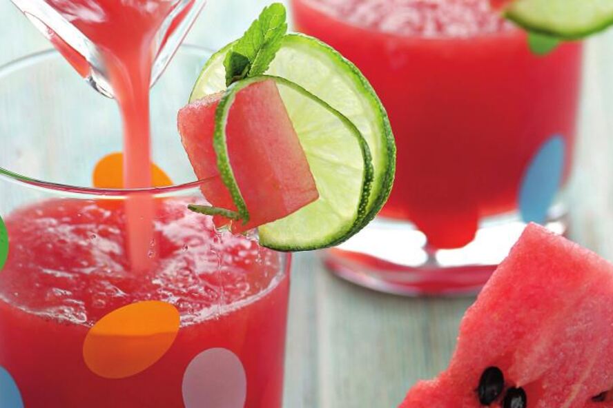 Рецепт коктейль из арбуза и лайма