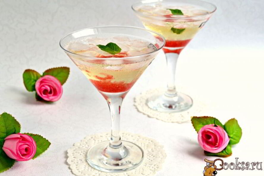 Рецепт коктейль клубничный marengo