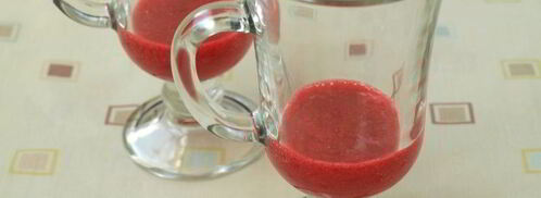 коктейль на ряженке с творогом и малиной. Шаг 3