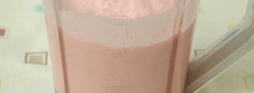 коктейль на ряженке с творогом и малиной. Шаг 5