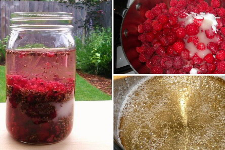 Рецепт малиновый ликер