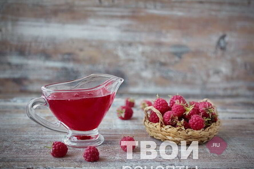 Рецепт малиновый сироп