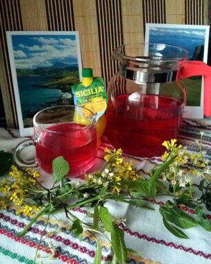 Напиток из базилика