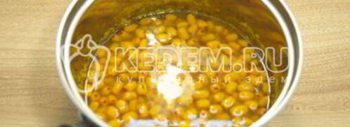 напиток облепиховое солнце. Шаг 3