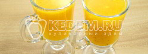 напиток облепиховое солнце. Шаг 7