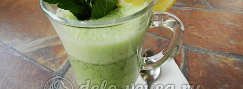 огуречный коктейль. Шаг 10