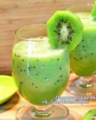 Освежающе жиросжигающий коктейль с киви