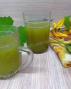 Прохладительный напиток из виноградных листьев