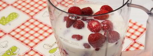 протеиновый коктейль с клубникой и творогом. Шаг 7