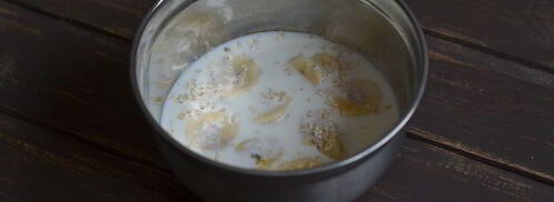 бананово-овсяной смузи. Шаг 3