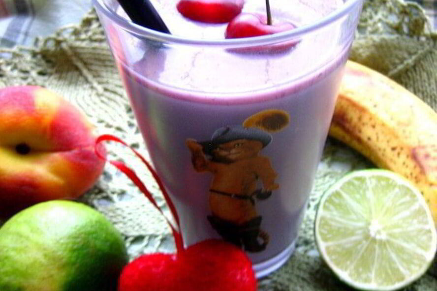 Рецепт банановый смузи с лаймом