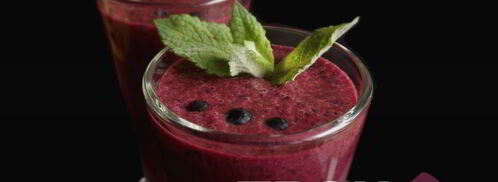 чернично-банановый смузи. Шаг 5