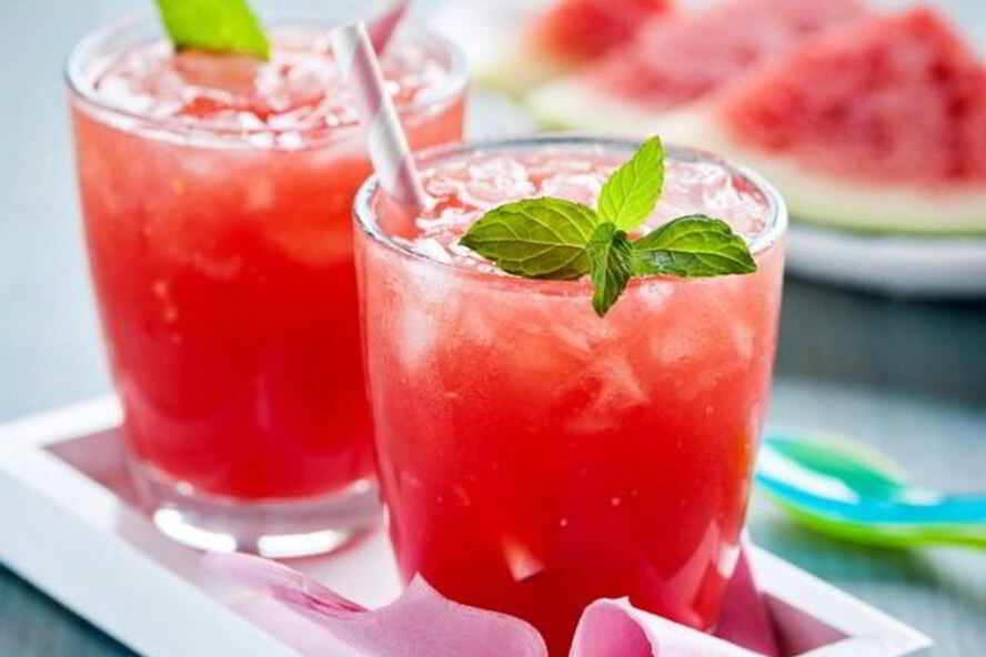 Рецепт фитнес смузи арбуз-грейпфрут-кокос