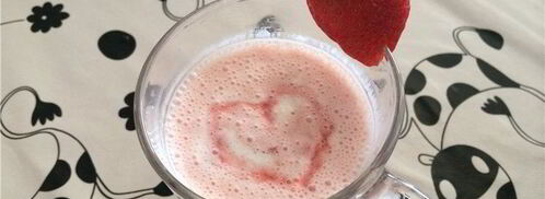 клубничный кефирный смузи. Шаг 5