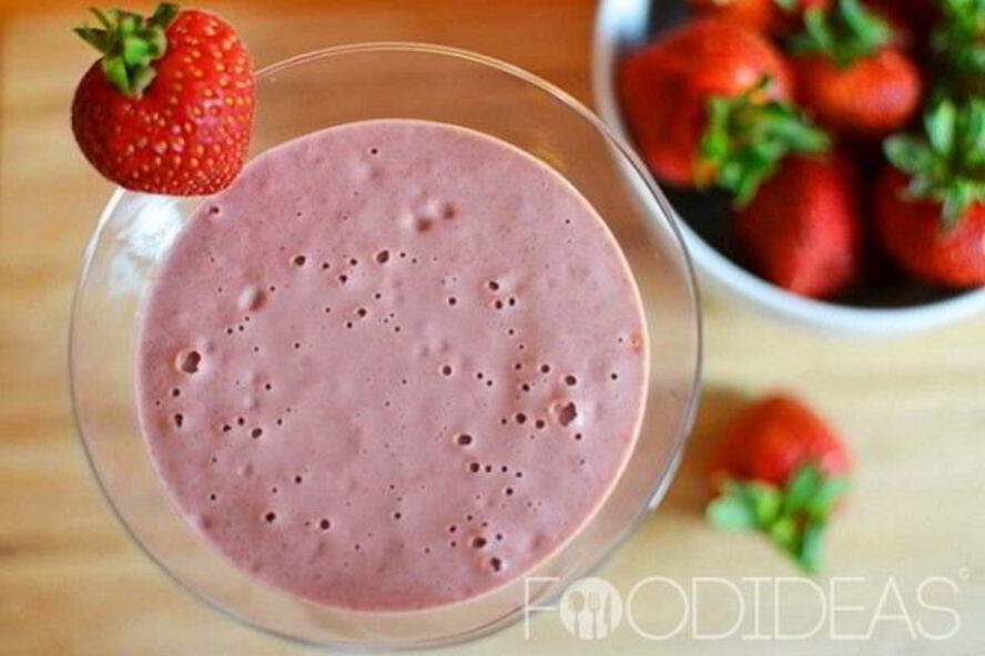 Рецепт клубничный смузи