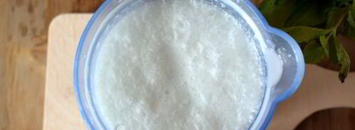 кокосово-мятный смузи с ананасом. Шаг 6