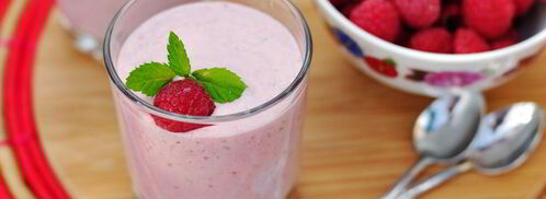 малиново-банановый смузи с овсяными хлопьями. Шаг 4