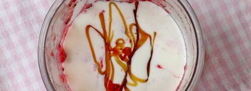 малиновый смузи с бананом и черной смородиной. Шаг 7