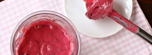 малиновый смузи с бананом и черной смородиной. Шаг 8