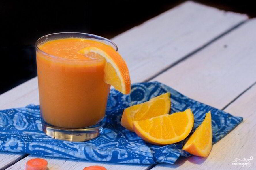 Рецепт морковный смузи