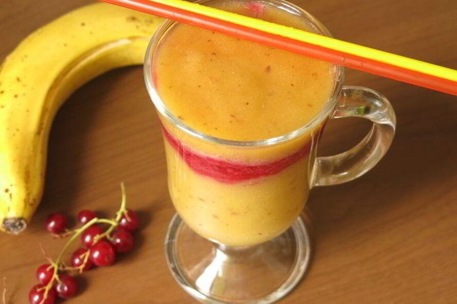 Рецепт полосатый смузи