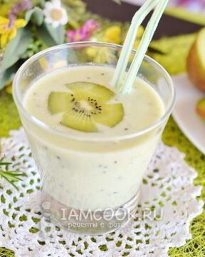 Смузи из кефира и киви