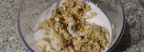 смузи из овсянки и банана. Шаг 3