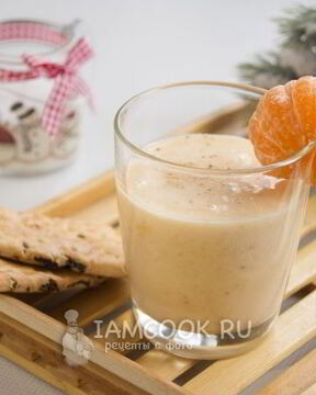Смузи мандариновый с бананом